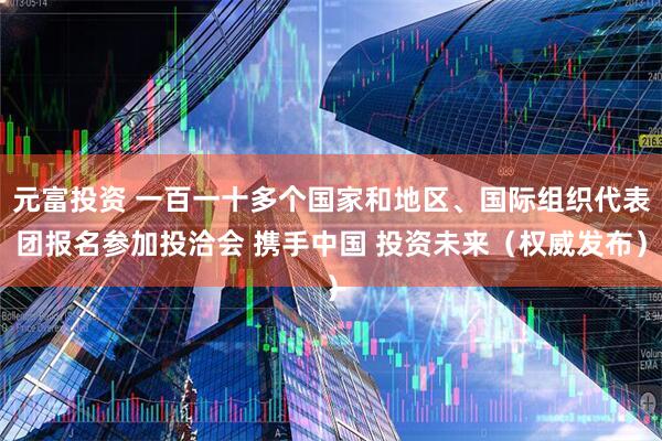 元富投资 一百一十多个国家和地区、国际组织代表团报名参加投洽会 携手中国 投资未来（权威发布）